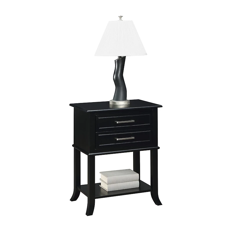 Convenience Concepts Sydney 2-Drawer End Table