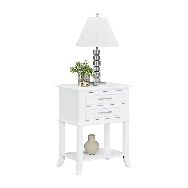 Convenience Concepts Sydney 2-Drawer End Table