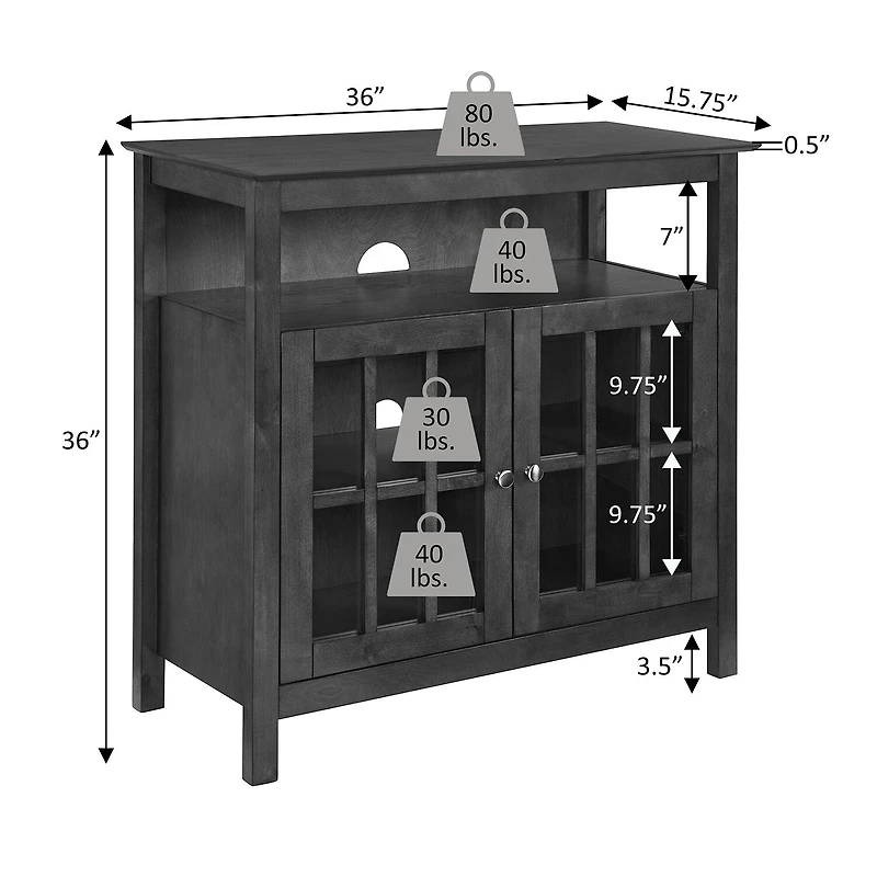 Big Sur Highboy TV Stand