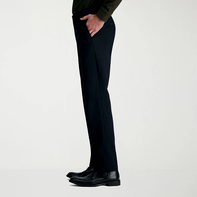 Haggar Wrinkle Free Performance Khaki Mens Straight Fit Flat Front Pant