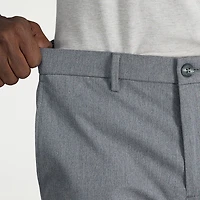 Haggar Wrinkle Free Performance Khaki Mens Straight Fit Flat Front Pant