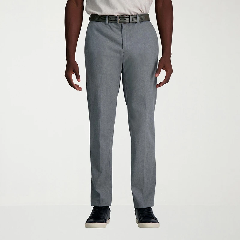 Haggar Wrinkle Free Performance Khaki Mens Straight Fit Flat Front Pant