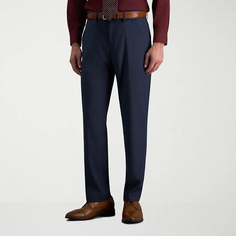 Haggar JMH Premium Stretch Mens Slim Fit Dress Flat Front Pant
