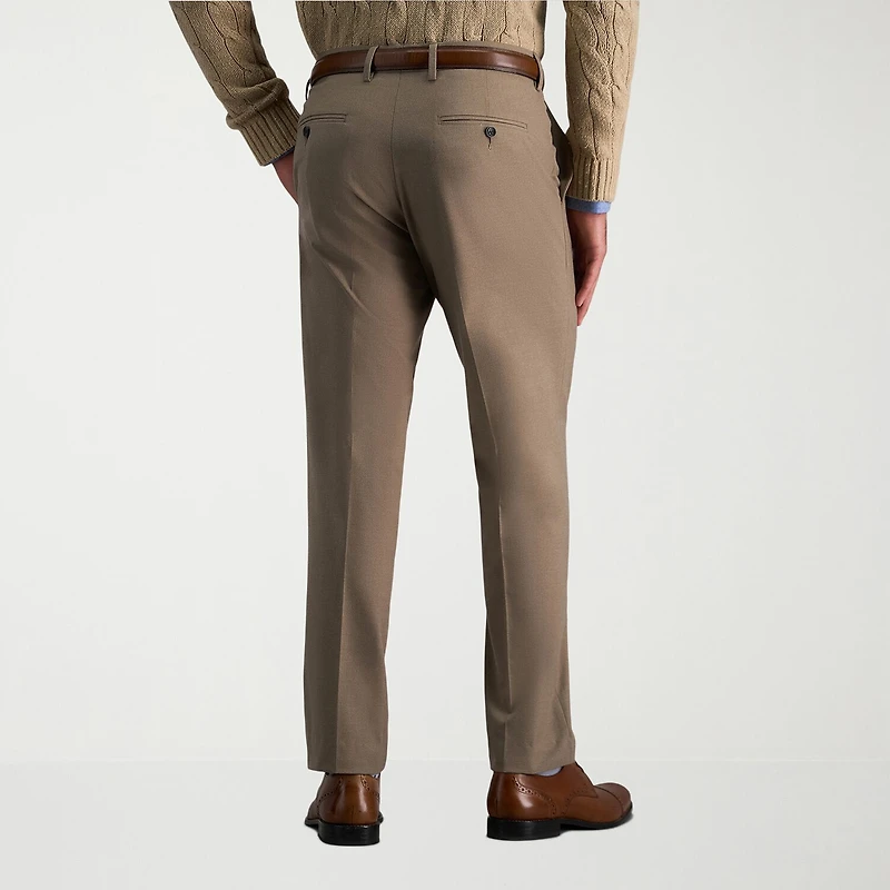 Haggar JMH Flannel Mens Straight Fit Dress Flat Front Pant