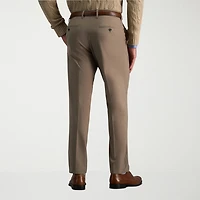 Haggar JMH Flannel Mens Straight Fit Dress Flat Front Pant