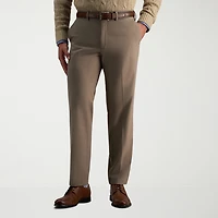 Haggar JMH Flannel Mens Straight Fit Dress Flat Front Pant