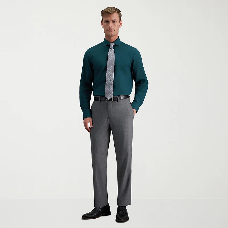Haggar Premium Comfort Mens Slim Fit Long Sleeve Dress Shirt