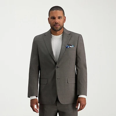 Haggar JMH Mens Classic Fit Plaid Suit Jacket