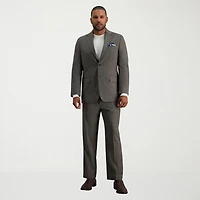 Haggar JMH Mens Classic Fit Plaid Suit Jacket