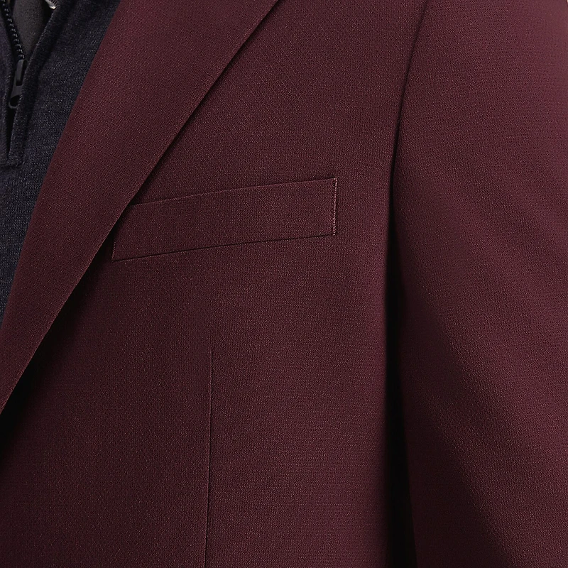 Haggar JMH Tailored Diamond Weave Mens Modern Fit Suit Jacket