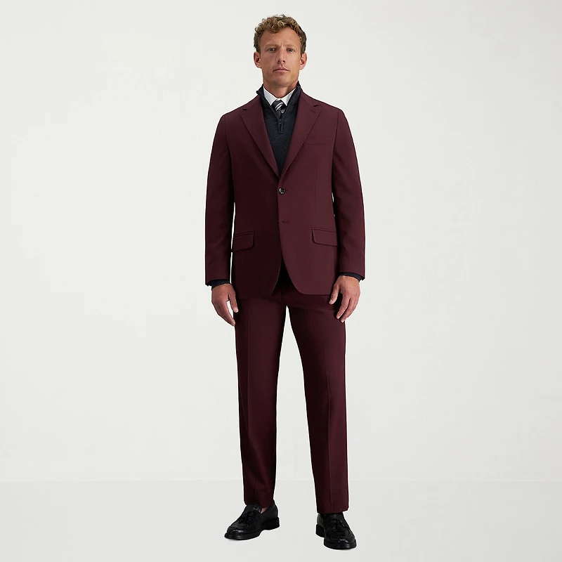 Haggar JMH Tailored Diamond Weave Mens Modern Fit Suit Jacket