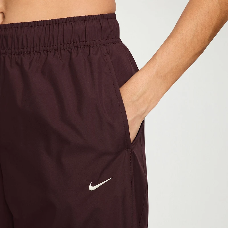 Nike Womens Drawstring Waist Lightweight Cinched Mid Rise Loose Fit Active Jogger Pant