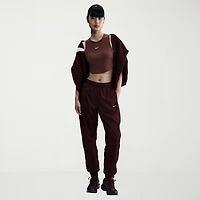 Nike Womens Drawstring Waist Lightweight Cinched Mid Rise Loose Fit Active Jogger Pant