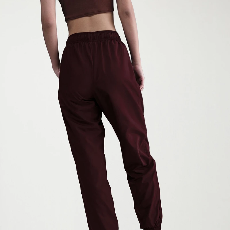 Nike Womens Drawstring Waist Lightweight Cinched Mid Rise Loose Fit Active Jogger Pant