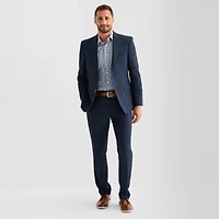 Van Heusen Birdseye Mens Stretch Fabric Modern Fit Suit Jacket