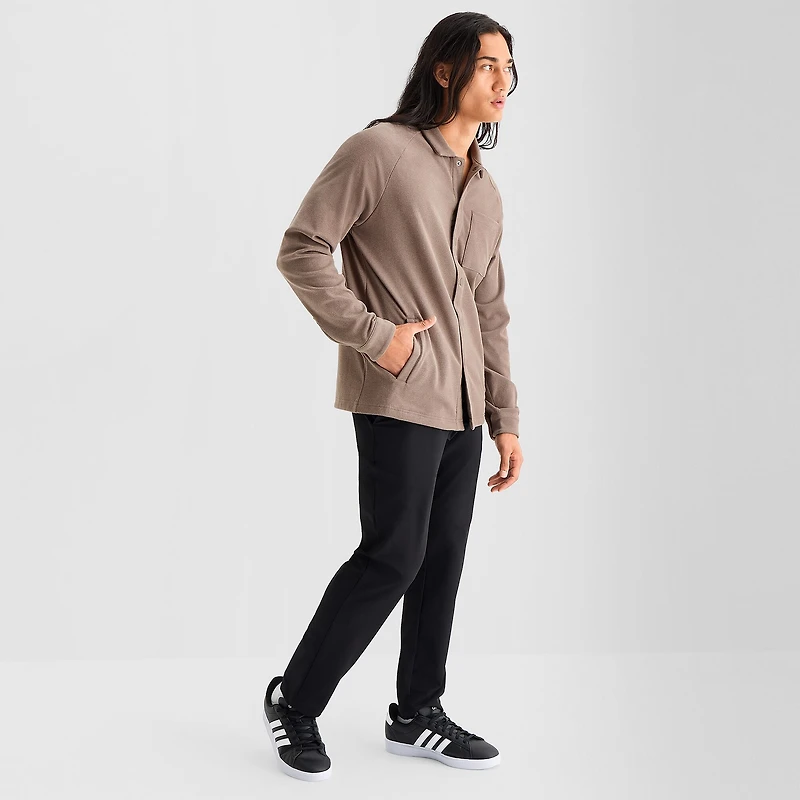 Stylus Raglan Knit Mens Shirt Jacket