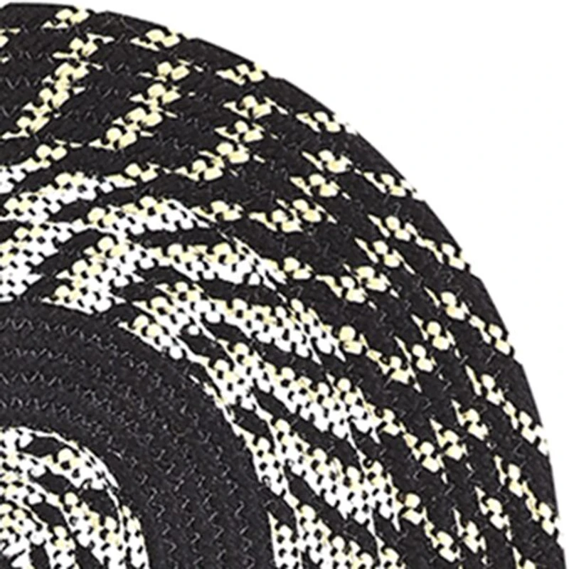 Better Trends Newport Braid Oval Runner Rug