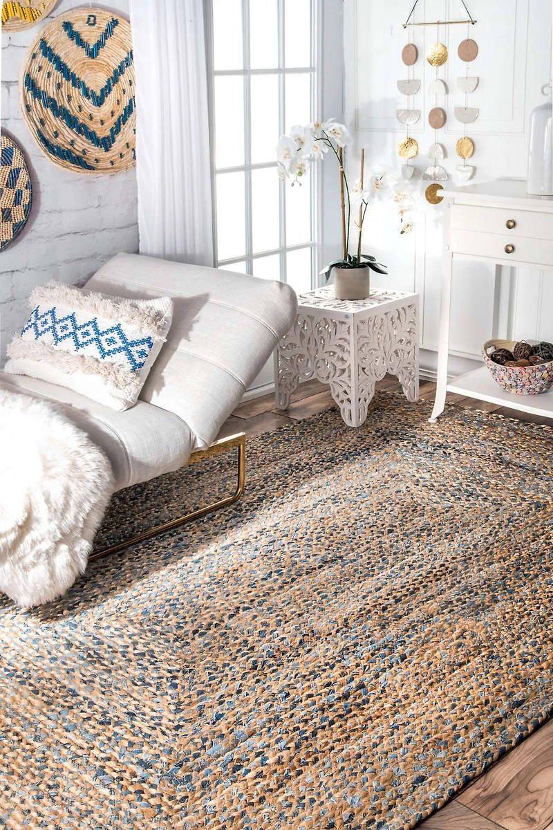 nuLoom Hand Braided Eliz Jute Rug