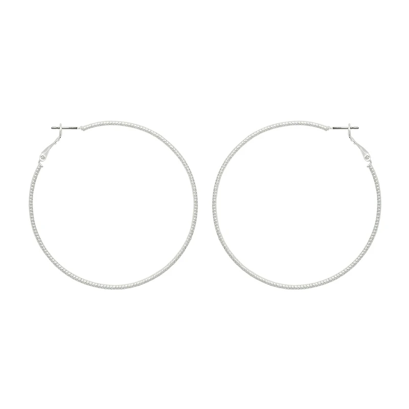 Mixit Womens 70mm Hypoallergenic Hoop Earrings