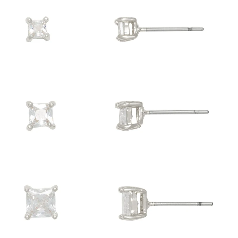Mixit Womens 3 Pair Earring Set