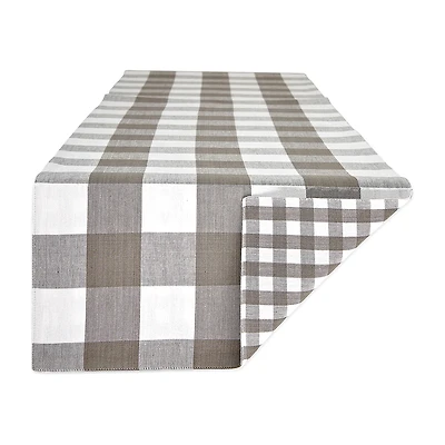 Design Imports Gingham Buffalo Check Table Runner
