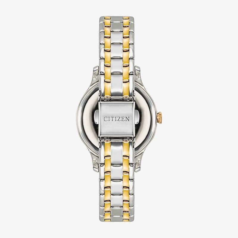 Citizen Classic Womens Two Tone Stainless Steel Bracelet Watch Em0897-51x