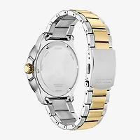 Citizen Weekender Mens Two Tone Stainless Steel Bracelet Watch Aw1706-52e