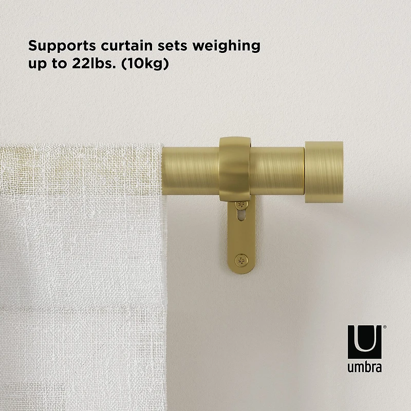 Umbra® Cappa 1" Adjustable Curtain Rod
