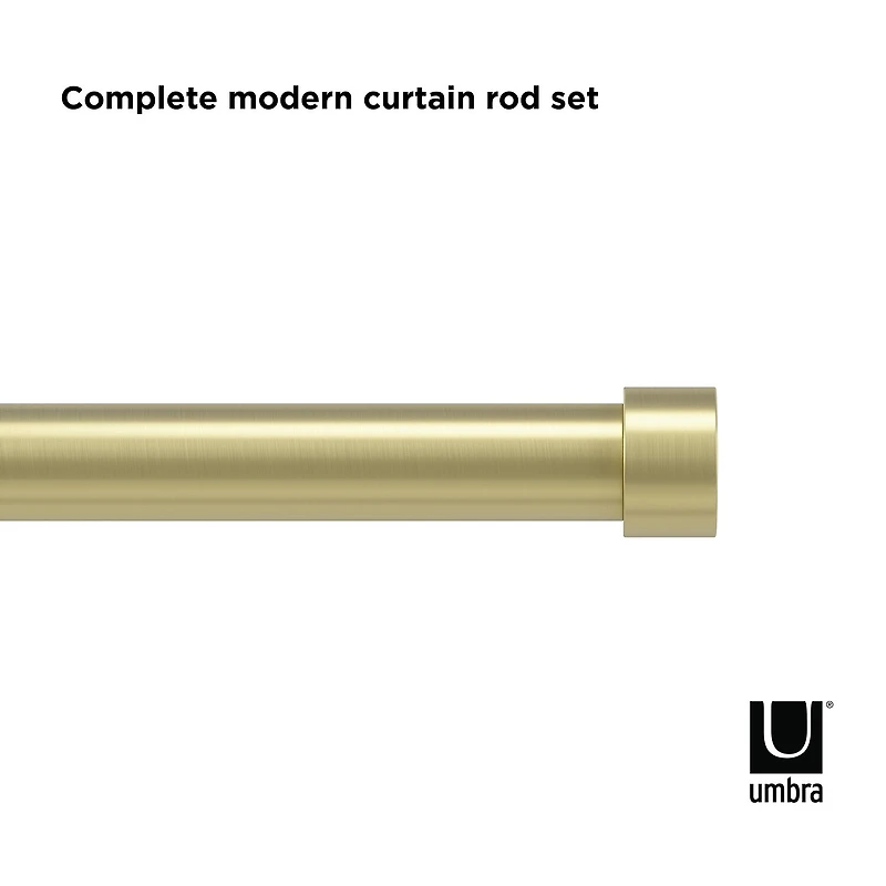 Umbra® Cappa 1" Adjustable Curtain Rod