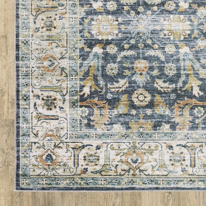 Covington Home Chelsea Distressed Oriental Washable Indoor Rectangular Area Rug