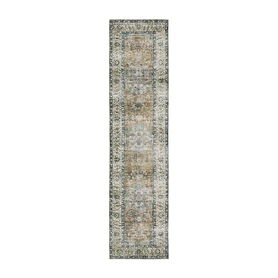 Covington Home Chelsea Vintage Center Medallion Washable 2'X8' Indoor Rectangular Runner