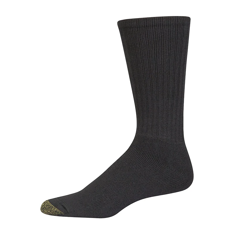 Gold Toe Harrington Mens 6 Pair Crew Socks
