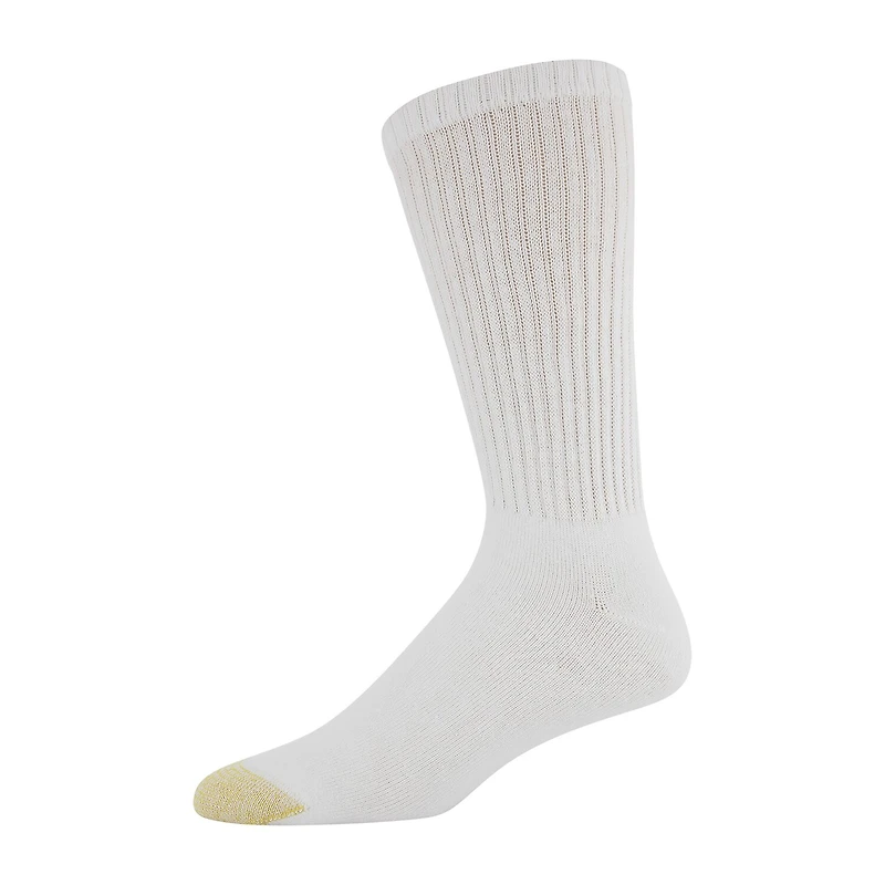Gold Toe Harrington Mens 6 Pair Big and Tall Crew Socks
