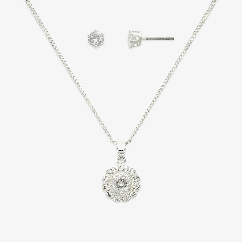Mixit Womens Round Hypoallergenic 2-pc. Jewelry Set