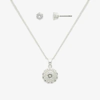Mixit Womens Round Hypoallergenic 2-pc. Jewelry Set