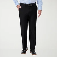 Haggar Premium Comfort Mens Classic Fit Dress Flat Front Pant