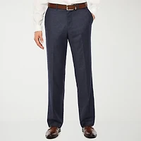 J. Ferrar Mens Geometric Stretch Slim Fit Suit Pant - Slim