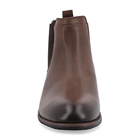 Vance Co Mens Landon Stacked Heel Chelsea Boots
