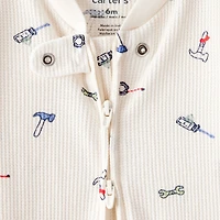 Carter's Construction Print Baby Boys Sleep and Play
