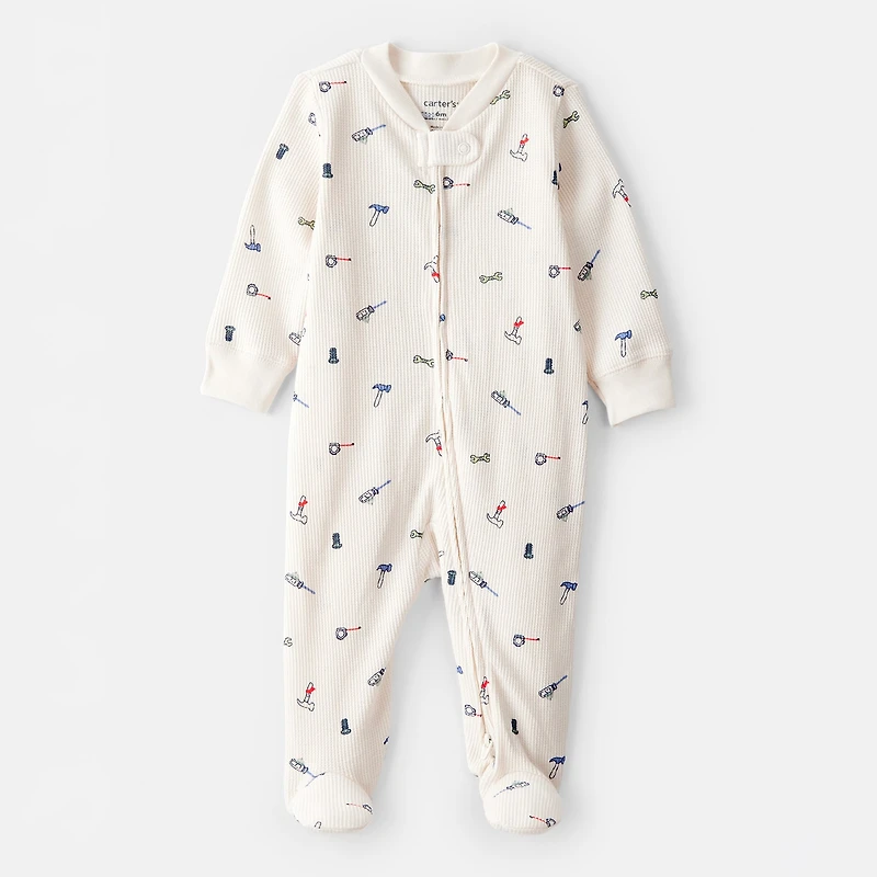 Carter's Construction Print Baby Boys Sleep and Play