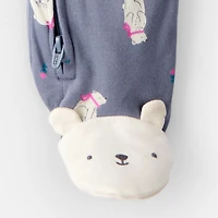 Carter's Polar Bear Baby Girls Sleep and Play