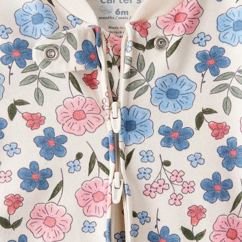 Carter's Baby Girls Floral Sleep and Play