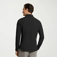 Van Heusen All Way Stretch Performance Mens Long Sleeve Slim Fit Button-Down Shirt