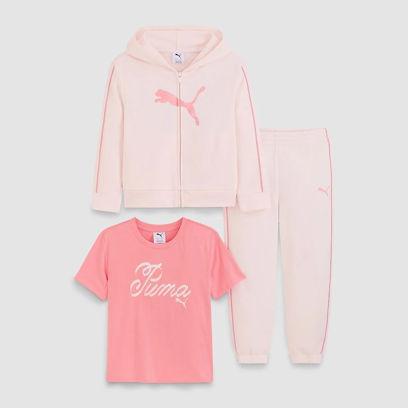 PUMA Little Girls 3-pc. Pant Set