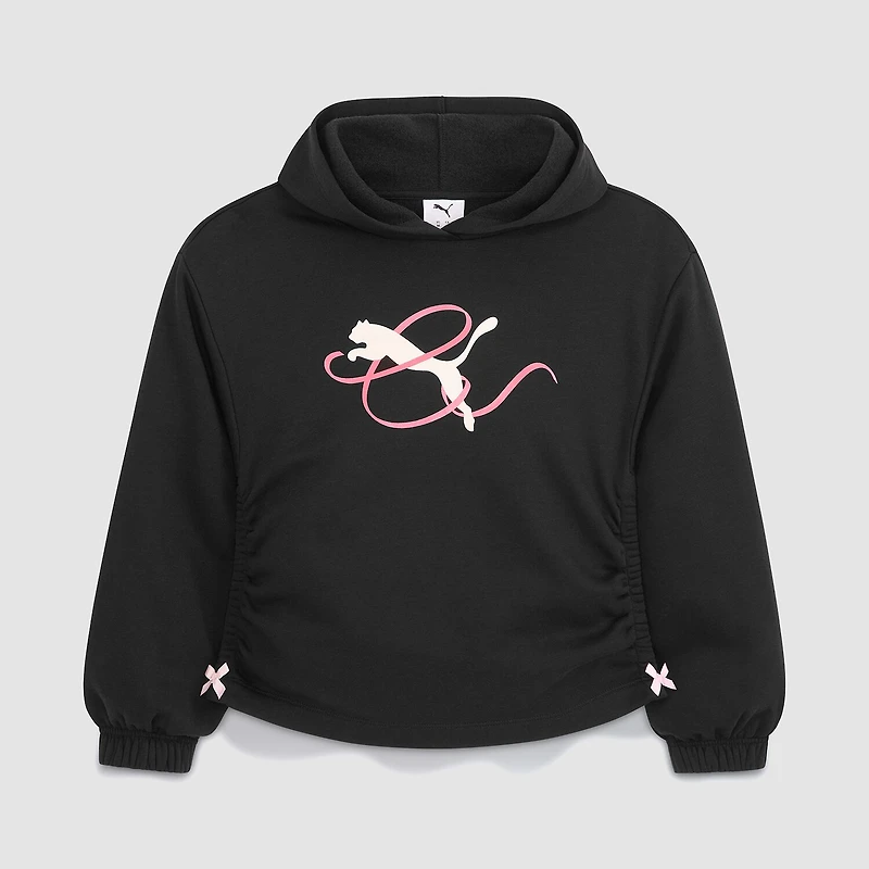PUMA Big Kid Girls Long Sleeve Fleece Active Hoodie