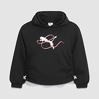 PUMA Big Kid Girls Long Sleeve Fleece Active Hoodie