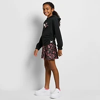 PUMA Big Kid Girls Long Sleeve Fleece Active Hoodie