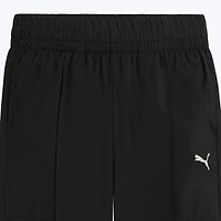 PUMA Big Kid Girls Mid Rise Wide Leg Active Cargo Pant