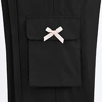 PUMA Big Kid Girls Mid Rise Wide Leg Active Cargo Pant