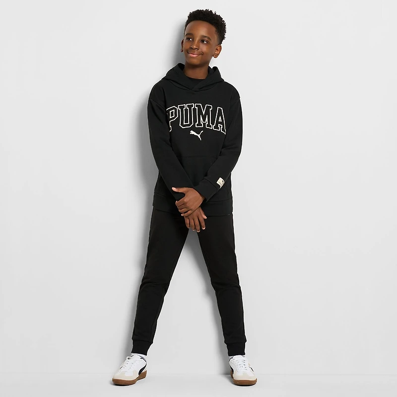 PUMA Big Kid Boys Long Sleeve Fleece Active Hoodie